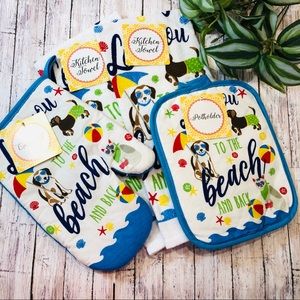 “Love You To The Beach & Back” 4Pc Kitchen Set